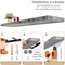 Sorbus 3 Pack Long Floating Shelves for Wall, Large Floating Shelves for Bedroom, Kitchen, Living Room, Bathroom Shelves, Farmhouse Home Decor - 35 x 9 Inch Wall Mounted Floating Shelves for Wall